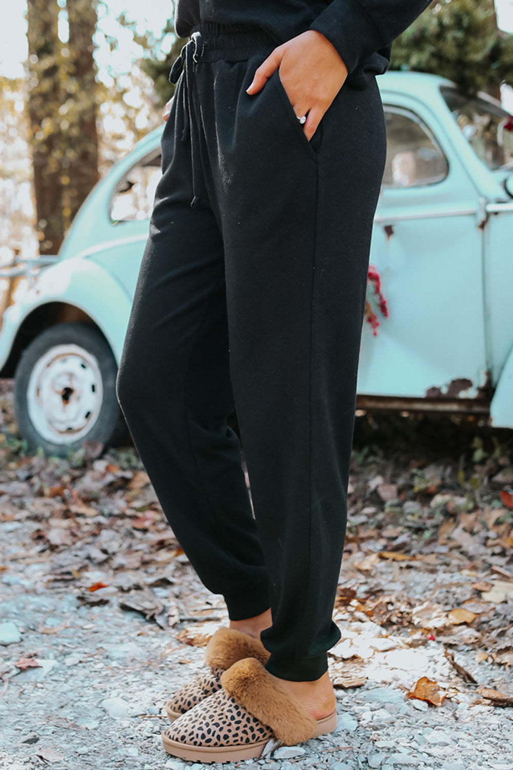 Long Sleeve Pullover & Jogger Pants Loungewear Set