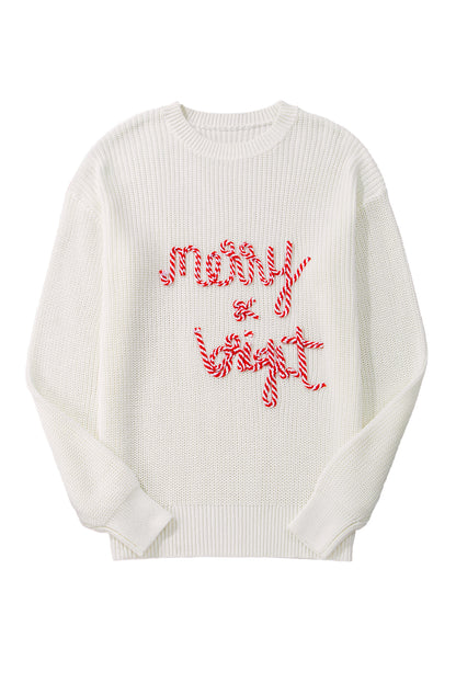 Bright White Merry & Bright Christmas Sweater