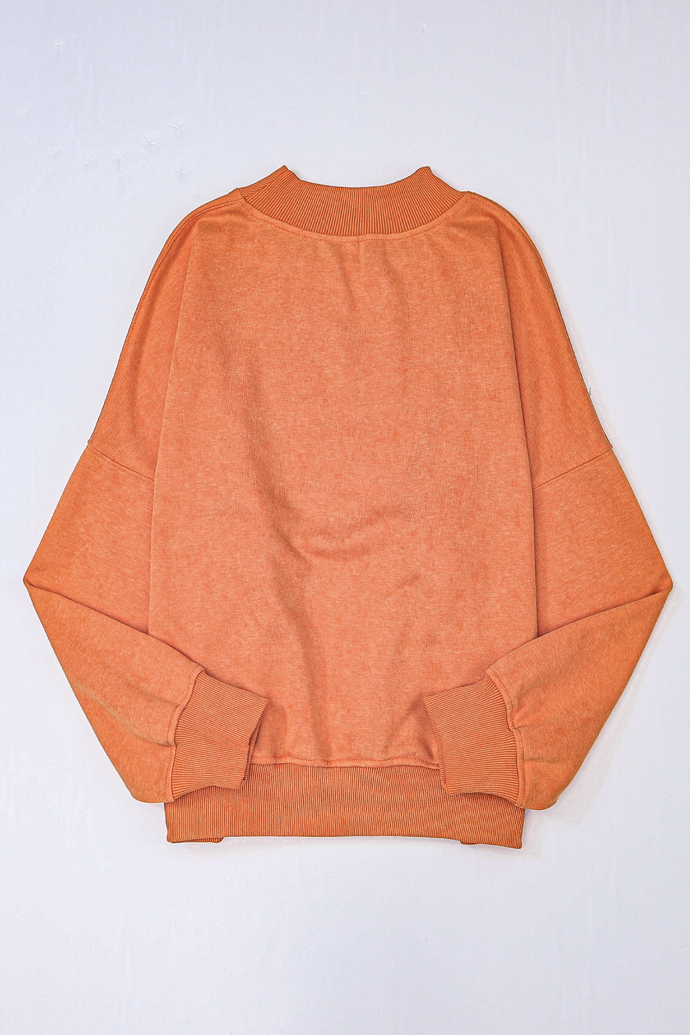 Washed Drop Shoulder Crewneck Pullover Sweatshirt