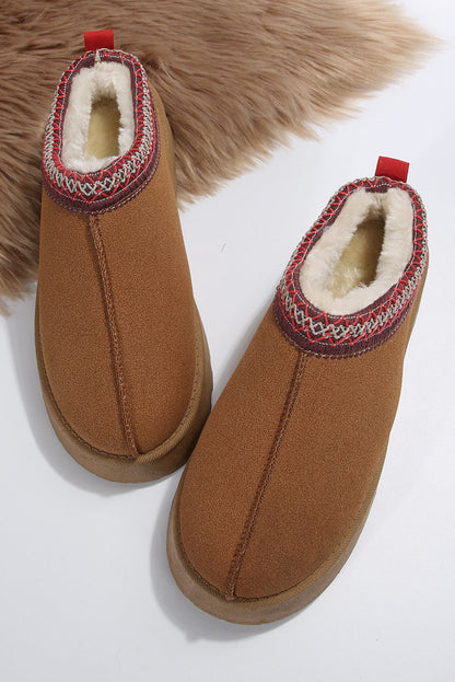 Chestnut Suede Slippers November.