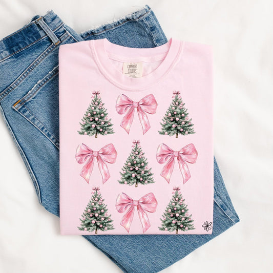 Coquette Christmas Tree and Bows Tee.