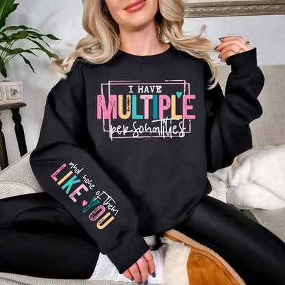 Multiple Personalities Sweatshirt in Three Colors