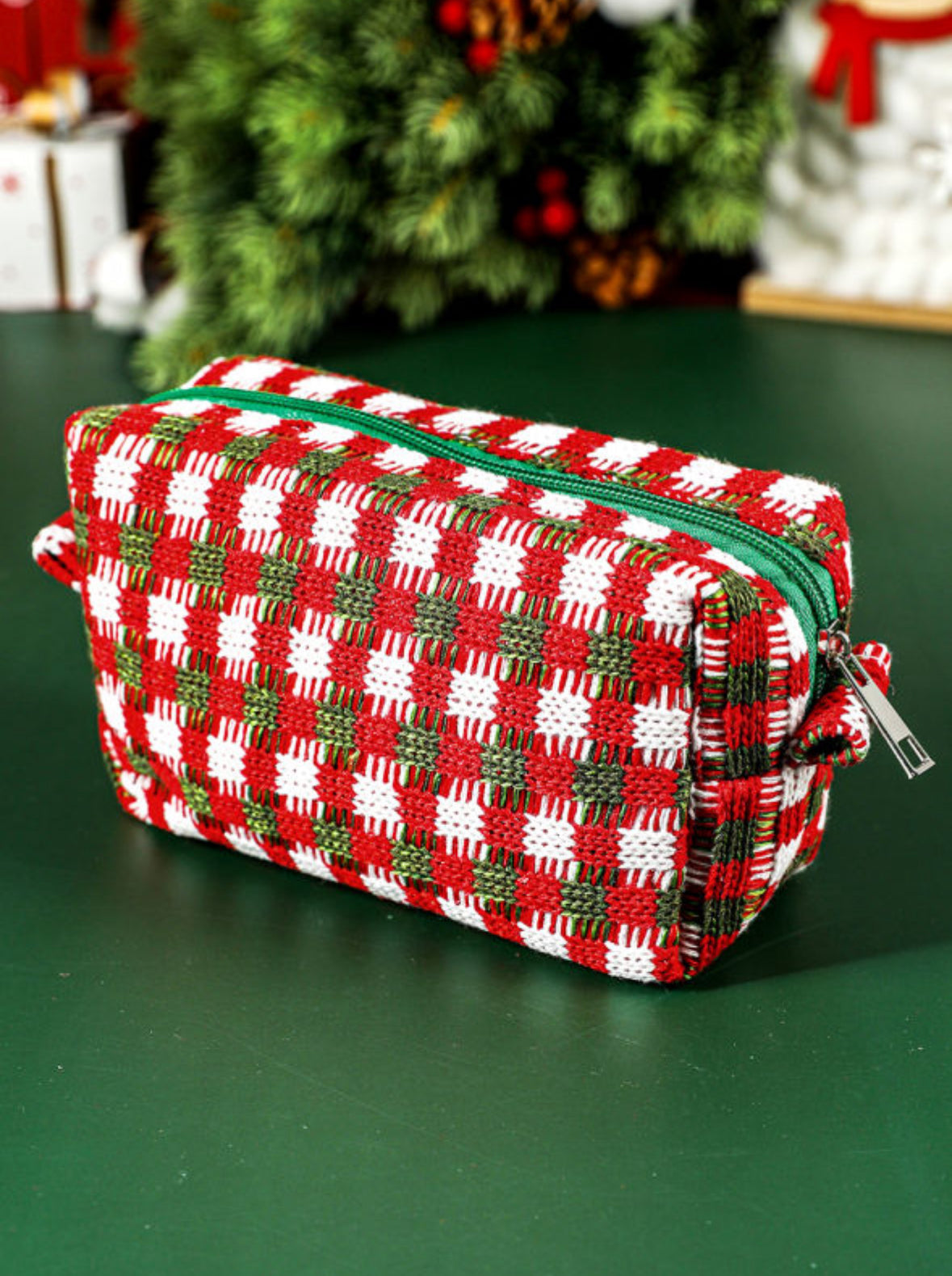 Red and Green Makeup Bag LT