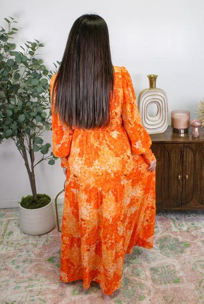 Orange Boho Maxi RTS