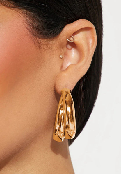 Gold Double Hoops RTS