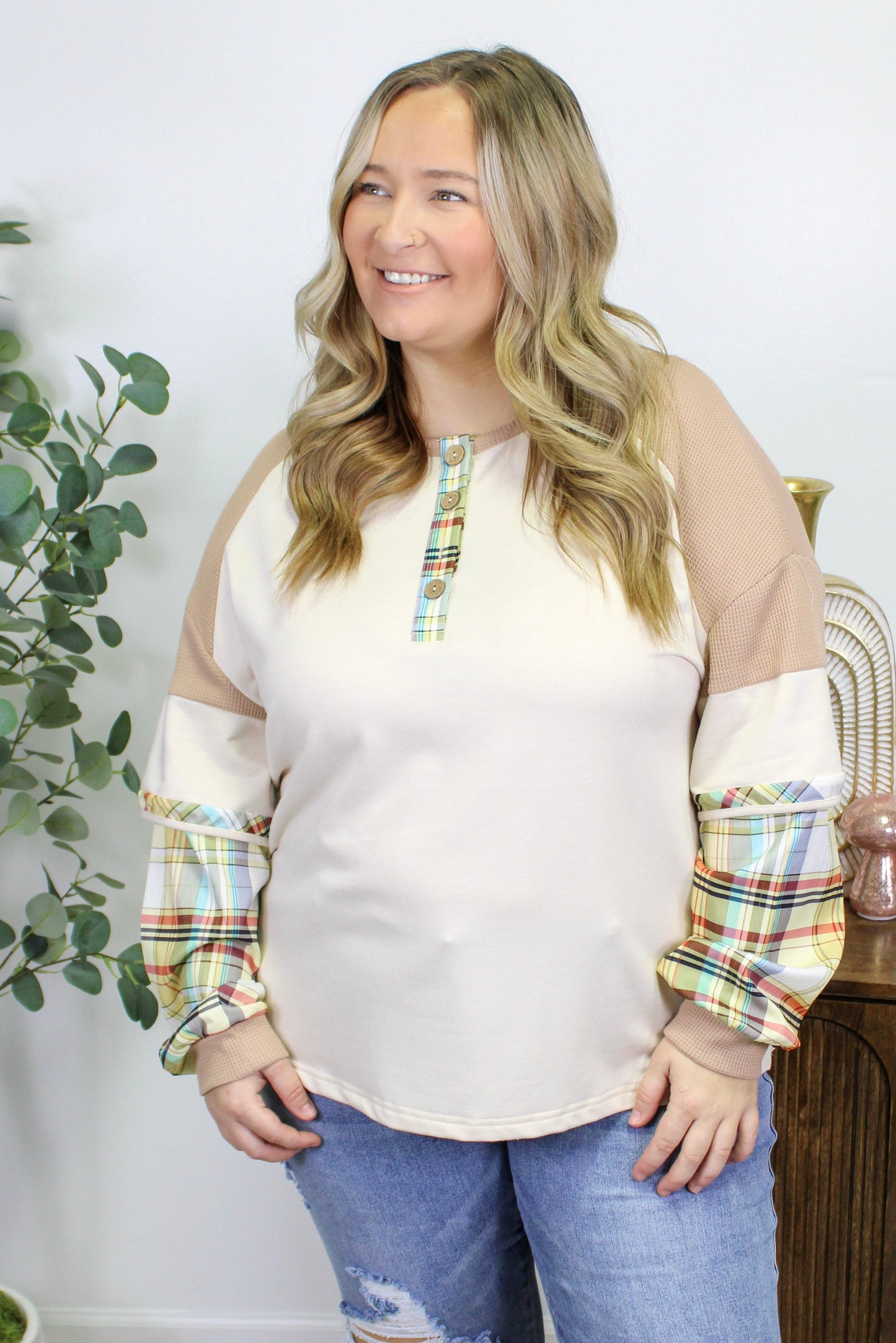 Plaid Plus Size Shirt November.