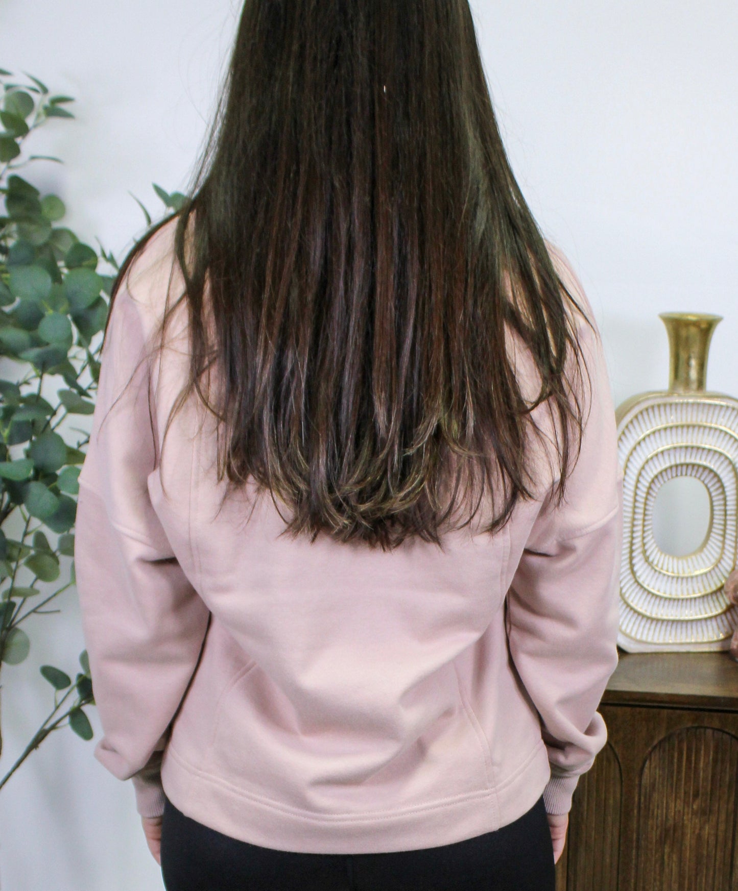 Apricot Pink Zip Up Pullover November.