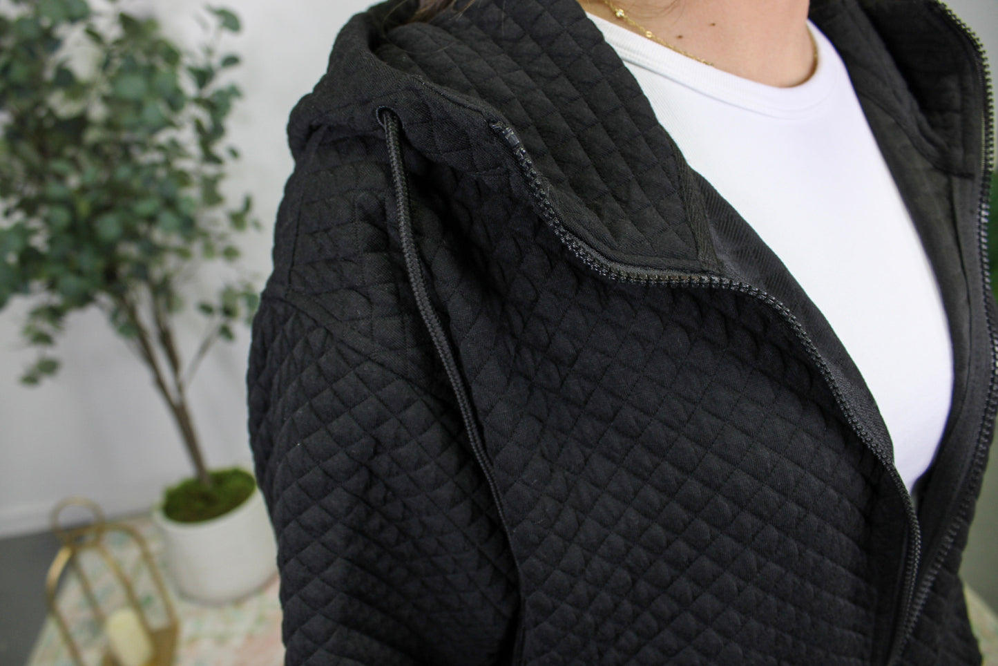 Black Quilted Jacket November.