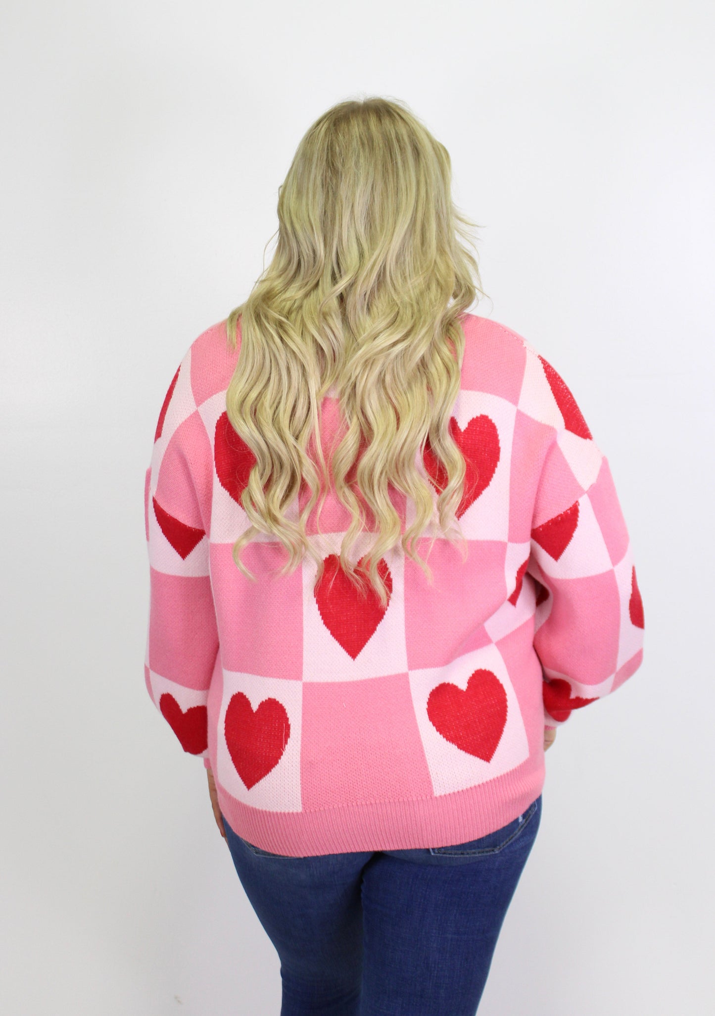 Plus Size Heart Sweater December.