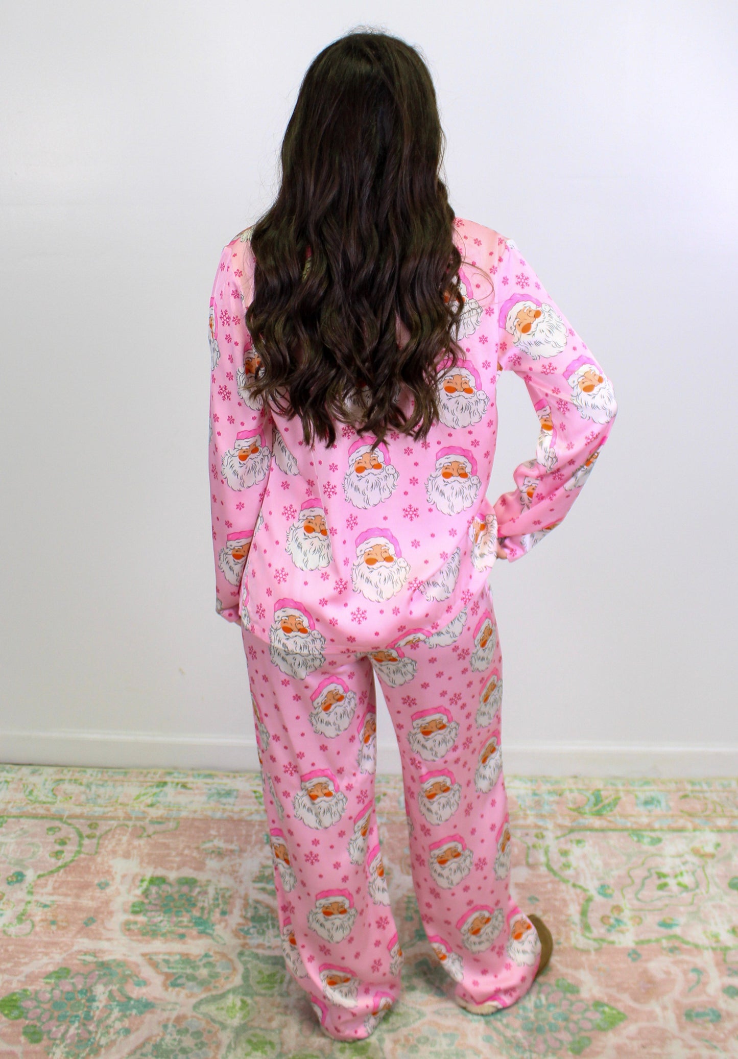 Pink Santa Pajamas November.