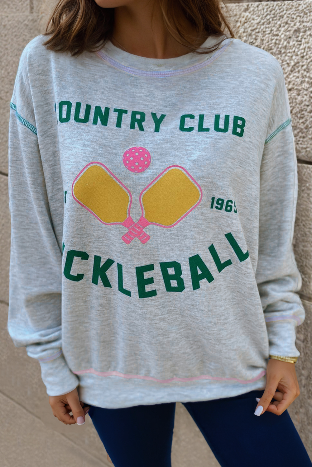 COUNTRY CLUB PICKLEBALL Graphic Sweatshirt